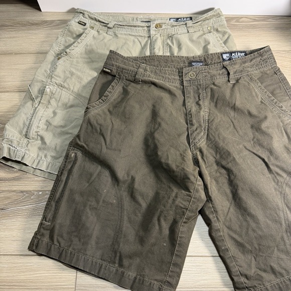 Kuhl Other - Lot Of 2 Kuhl Renegade Shorts Mens 32 Nylon Stretch Cargo Hiking Outdoor 5121